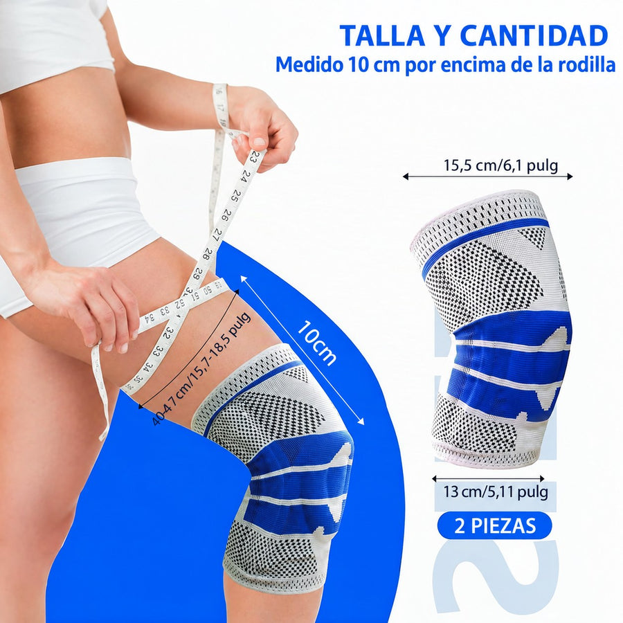 ZUYIST Rodilleras Deportivas con Resortes (2 uds.,